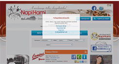 Desktop Screenshot of napihami.hu