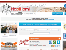 Tablet Screenshot of napihami.hu
